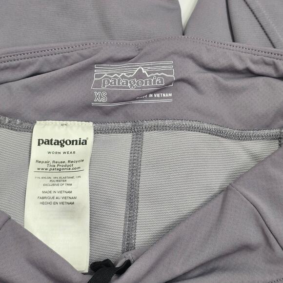 Patagonia Fina Rock Climbing Cropped Leggings XS Smokey Violet Athletic Outdoor - Picture 6 of 6